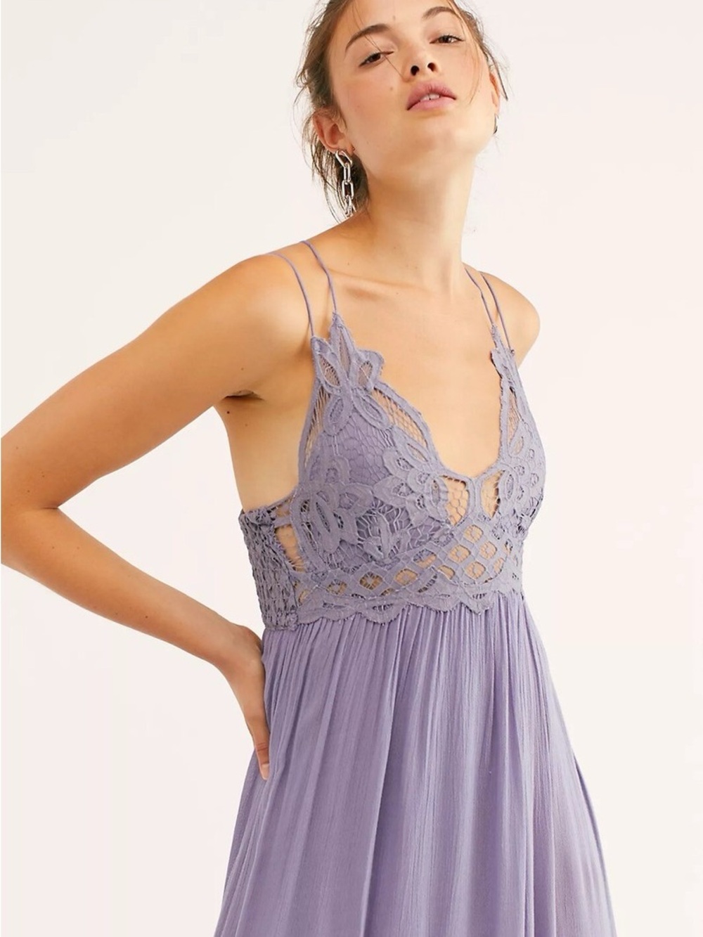 Free People Adella Maxi Slip Dress - Picture 2 of 9